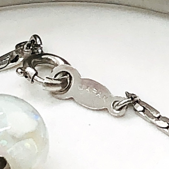 Vintage Abalone Bracelet & Glitter Globe Pendant Necklace - Picture 10 of 15